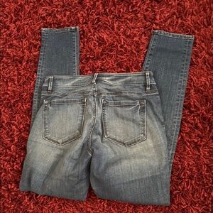 LOFT Blue Curvy Skinny Jeans sz 4